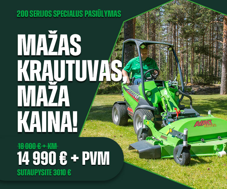 Avant 200 serijos kampanija - profesionalūs mažieji krautuvai su inovatyviais sprendimais